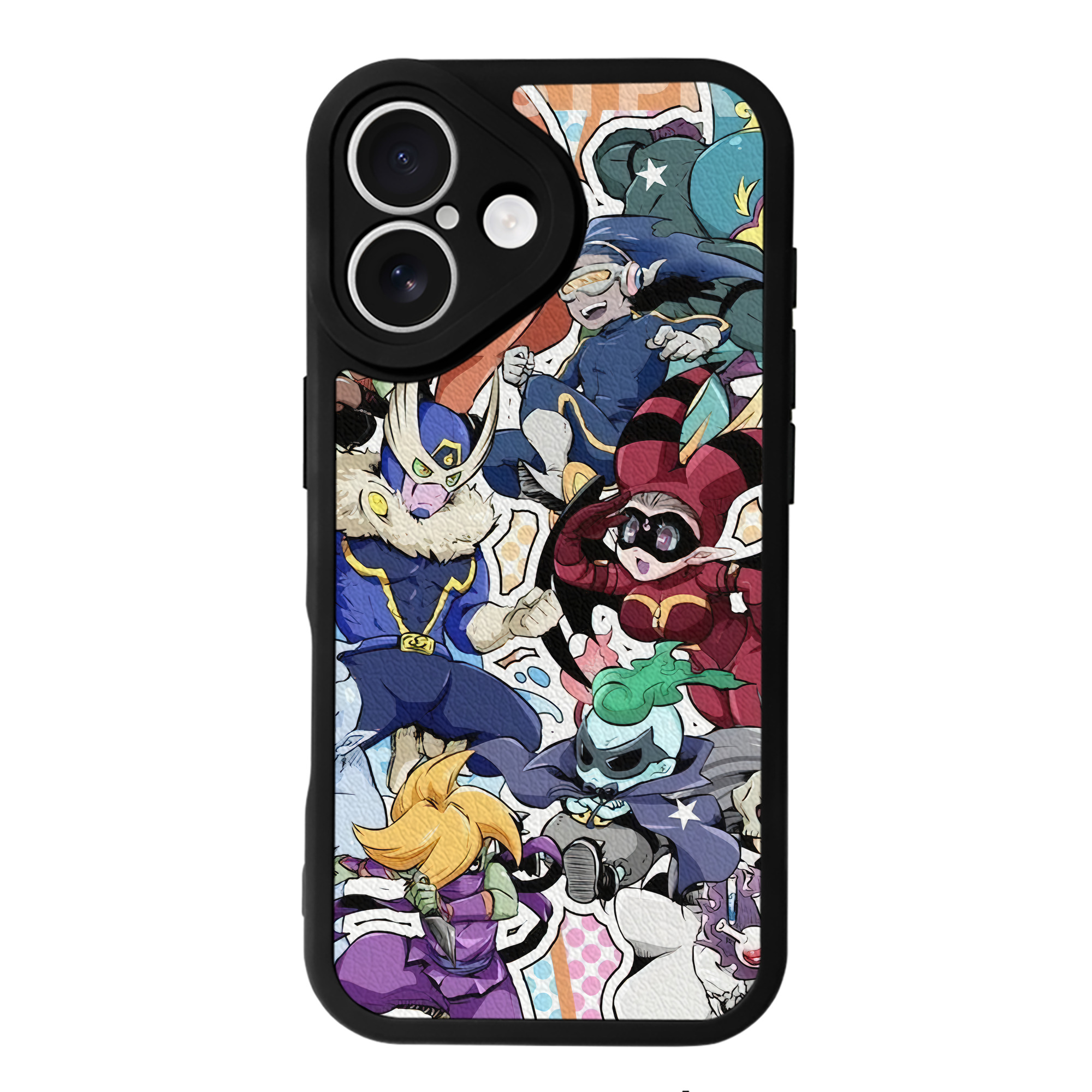 （画像用） 妖怪ウォッチ Yo-kai Watch 【iPhone 16シリーズ対応】シリコンスマホケース（レザー調） 材質：シリコン